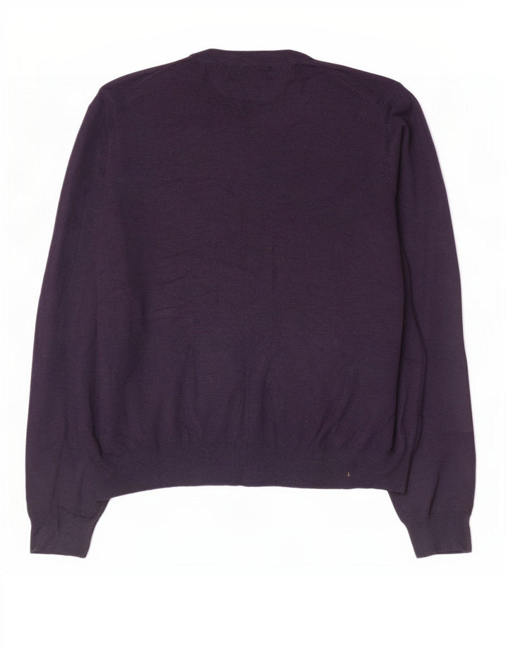 Suéter cardigã feminino Marks & Spencer UK 18 XL azul marinho