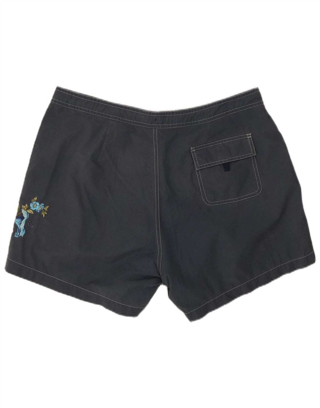 Shorts de natação masculino Gap XL cinza floral algodão