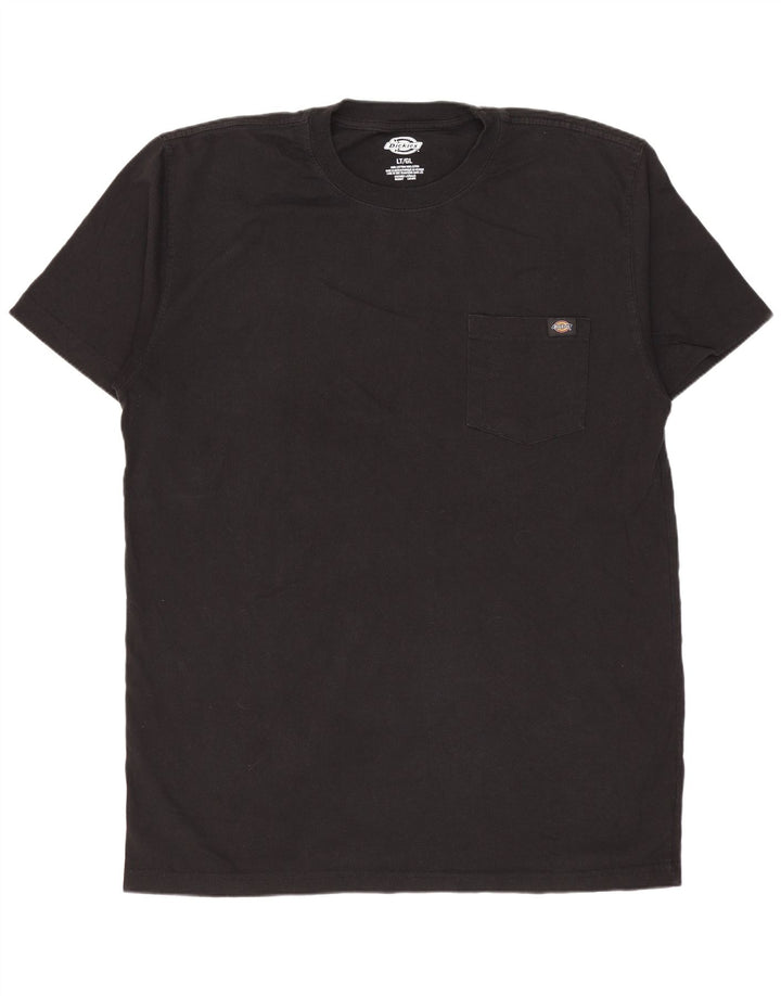 Camiseta masculina Dickies top grande de algodão preto