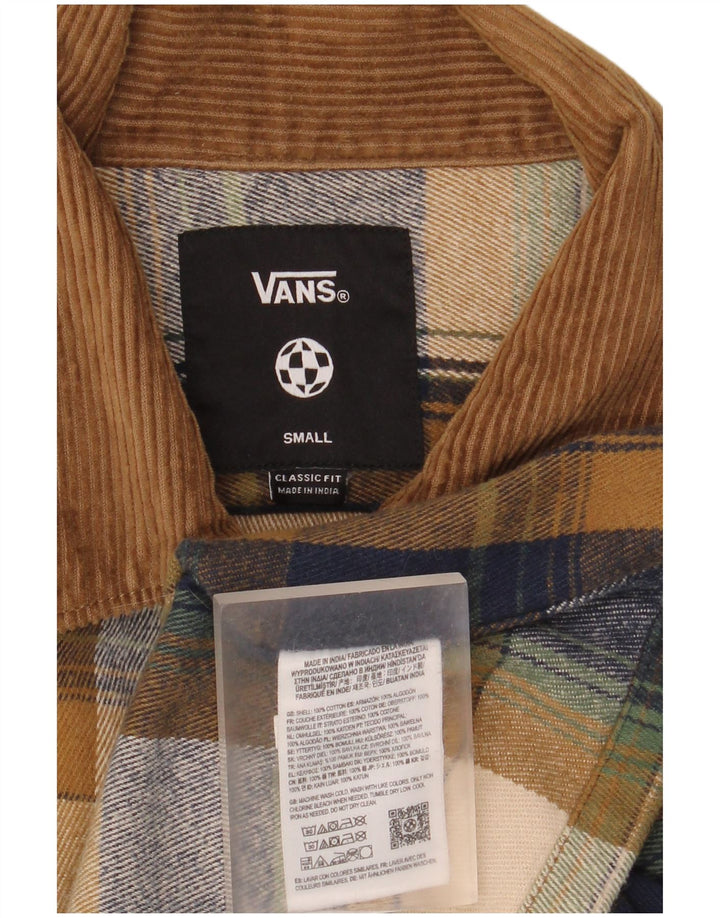Camisa masculina Vans Lumberjack Classic Fit flanela pequena xadrez multicolorida
