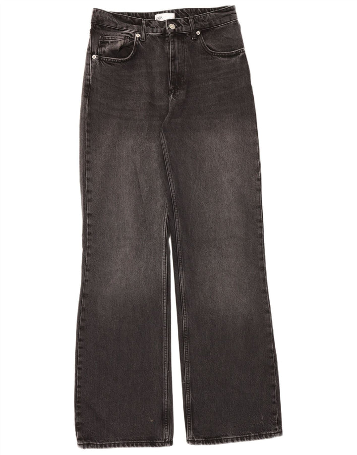 Calça jeans feminina ZARA Bootcut EU 36 XS W32 cinza