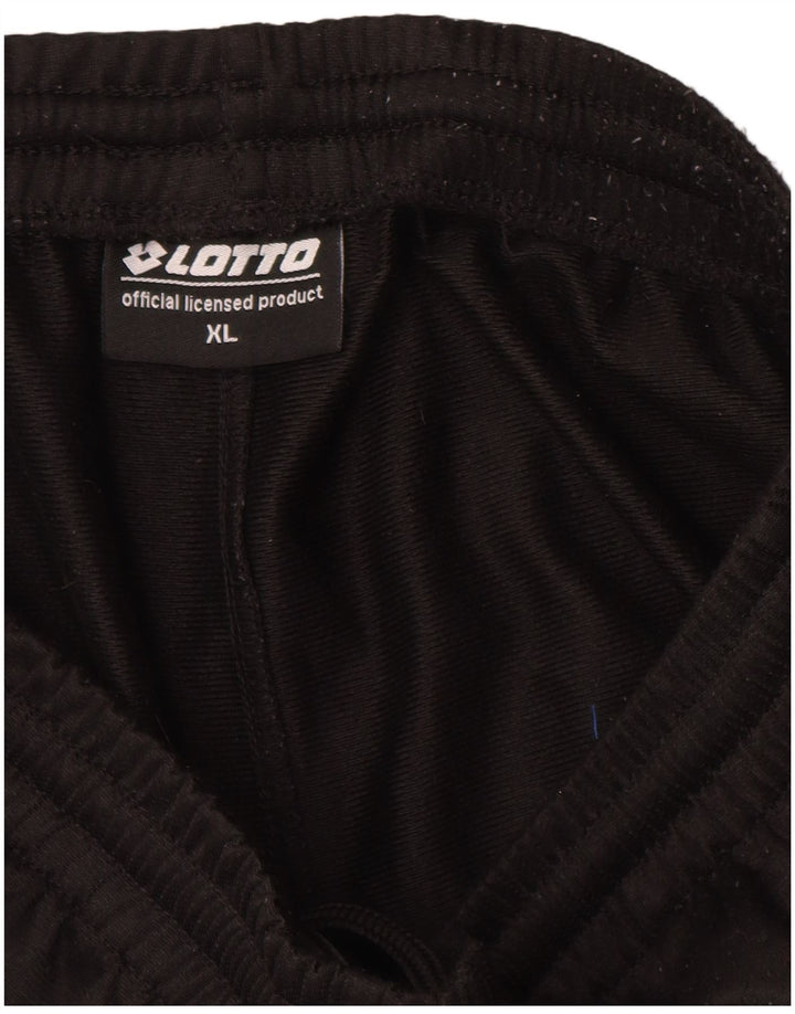 Calça de treino masculina Lotto Joggers XL poliéster preto