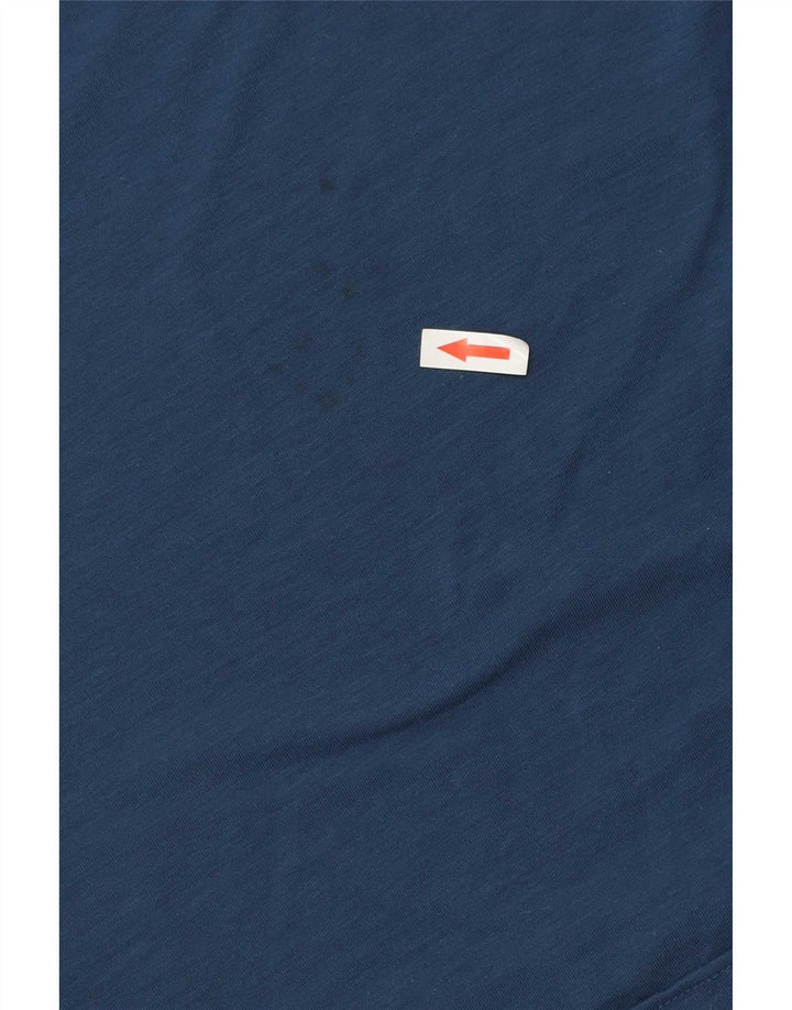 Camiseta masculina Rohan grande poliéster azul marinho