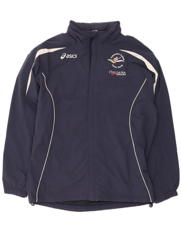 Asics Mens Kayak Canoe Italia Treino Top Jaqueta XL Azul Marinho Esportes