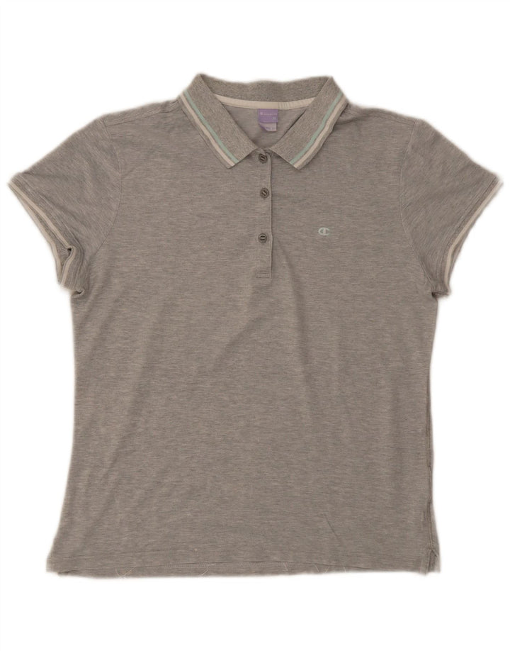 Camisa polo feminina Champion Heritage Fit XL cinza