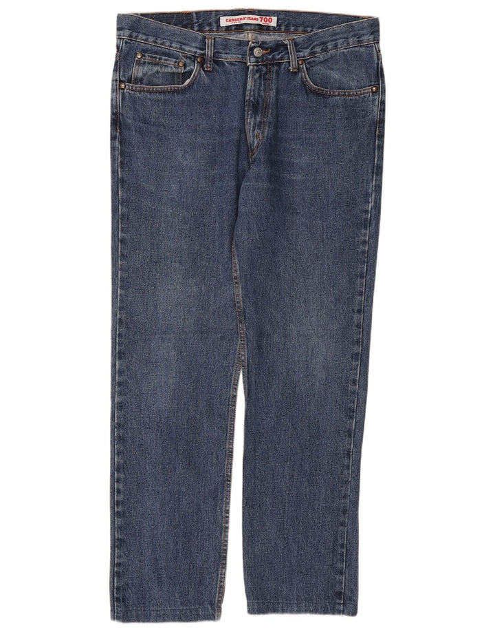 CARRERA Masculino 700 Regular Straight Jeans W36 L30 Azul Algodão