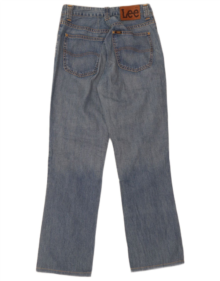 Lee Womens Felton Flared Jeans W31 L33 Azul Algodão