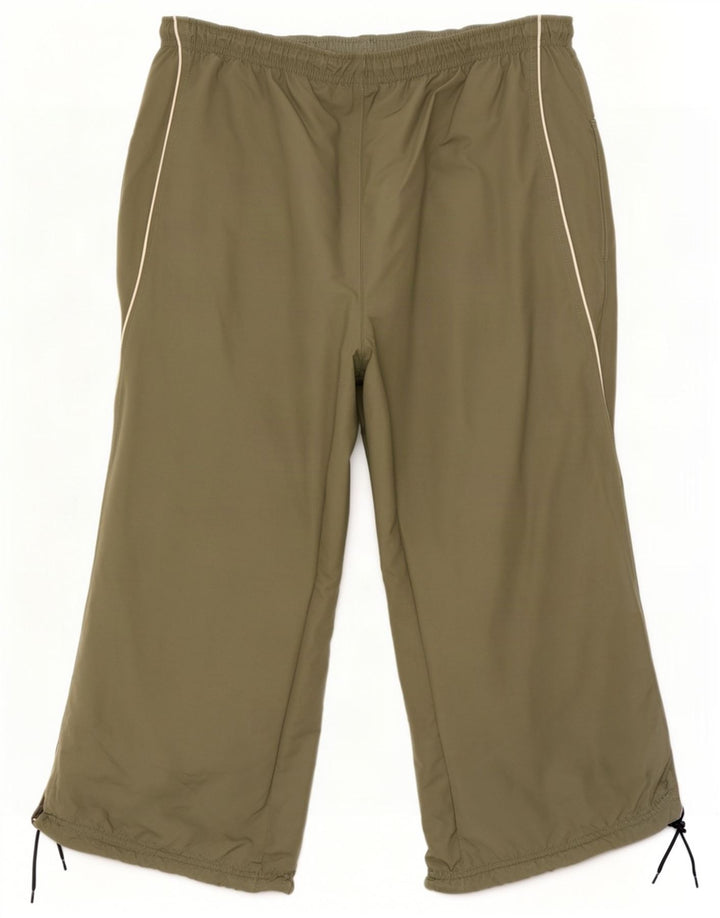 Calça de treino Nike masculina Capri XL verde poliéster