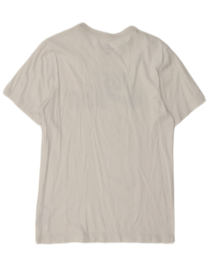 Camiseta Nike masculina gráfica top pequeno algodão branco