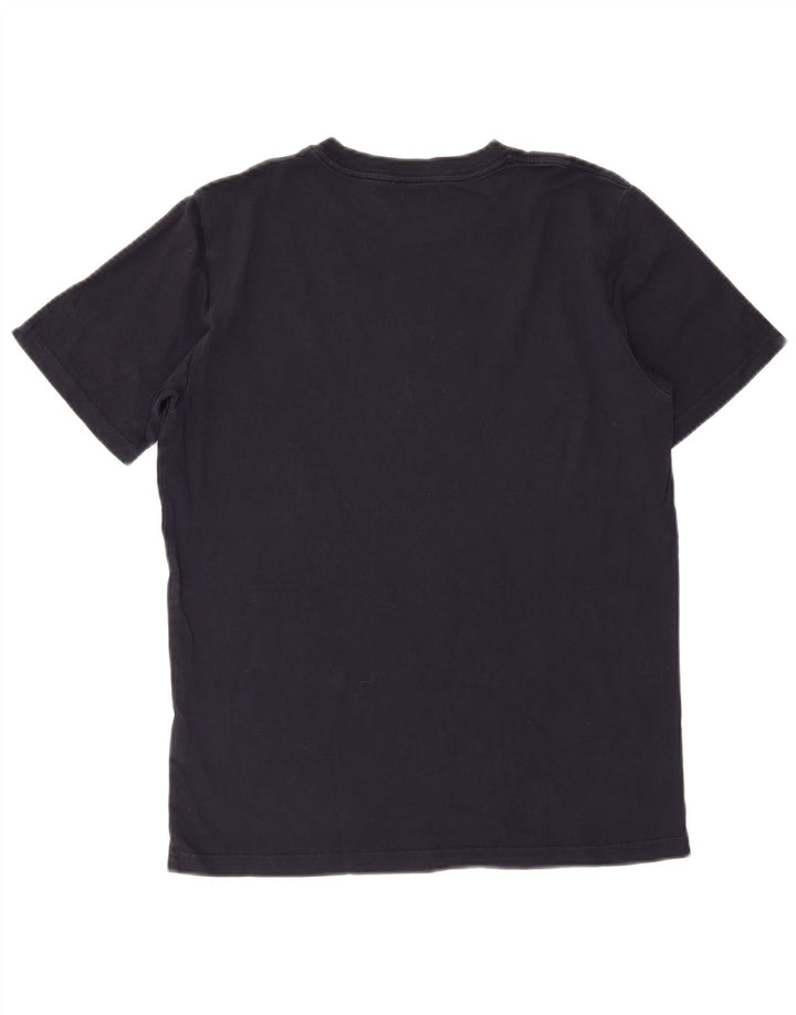 Camiseta masculina Carhartt pequena algodão azul marinho