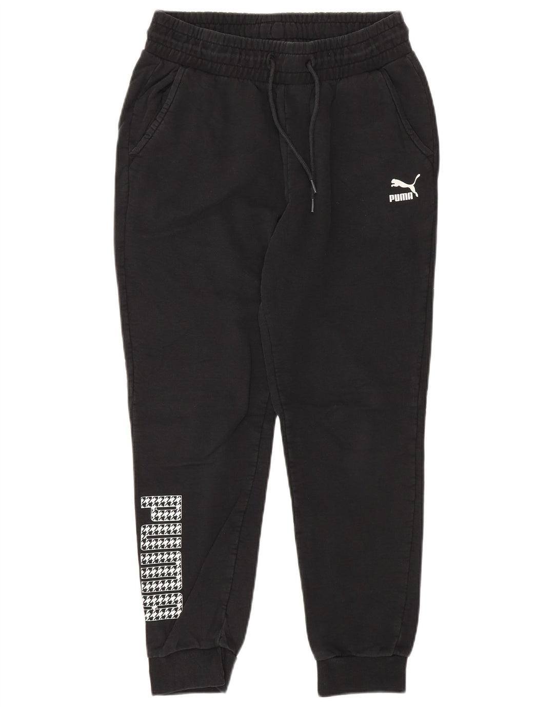 Calça de treino masculina Puma Graphic Joggers médio preto