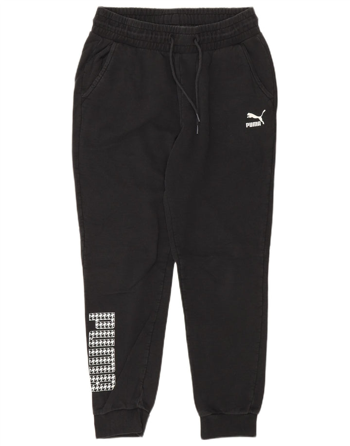 Calça de treino masculina Puma Graphic Joggers médio preto