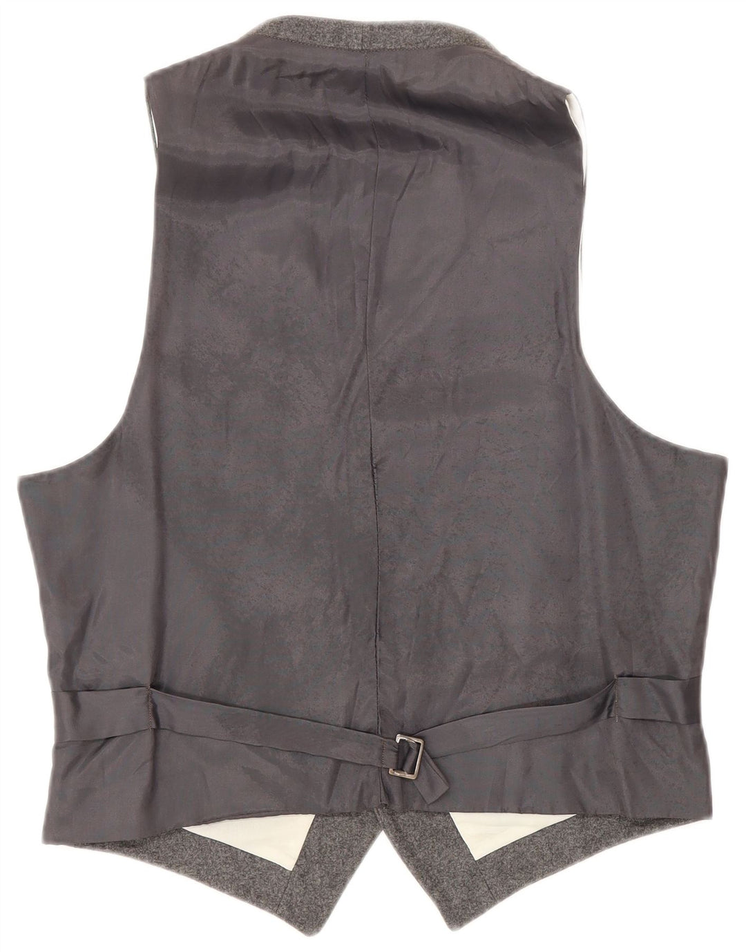 Colete Vintage Masculino Pequeno Cinza