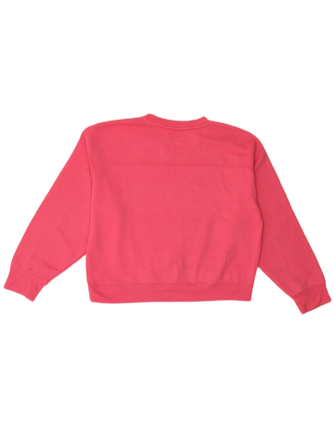 Zara moletom feminino jumper UK 14 poliéster rosa médio