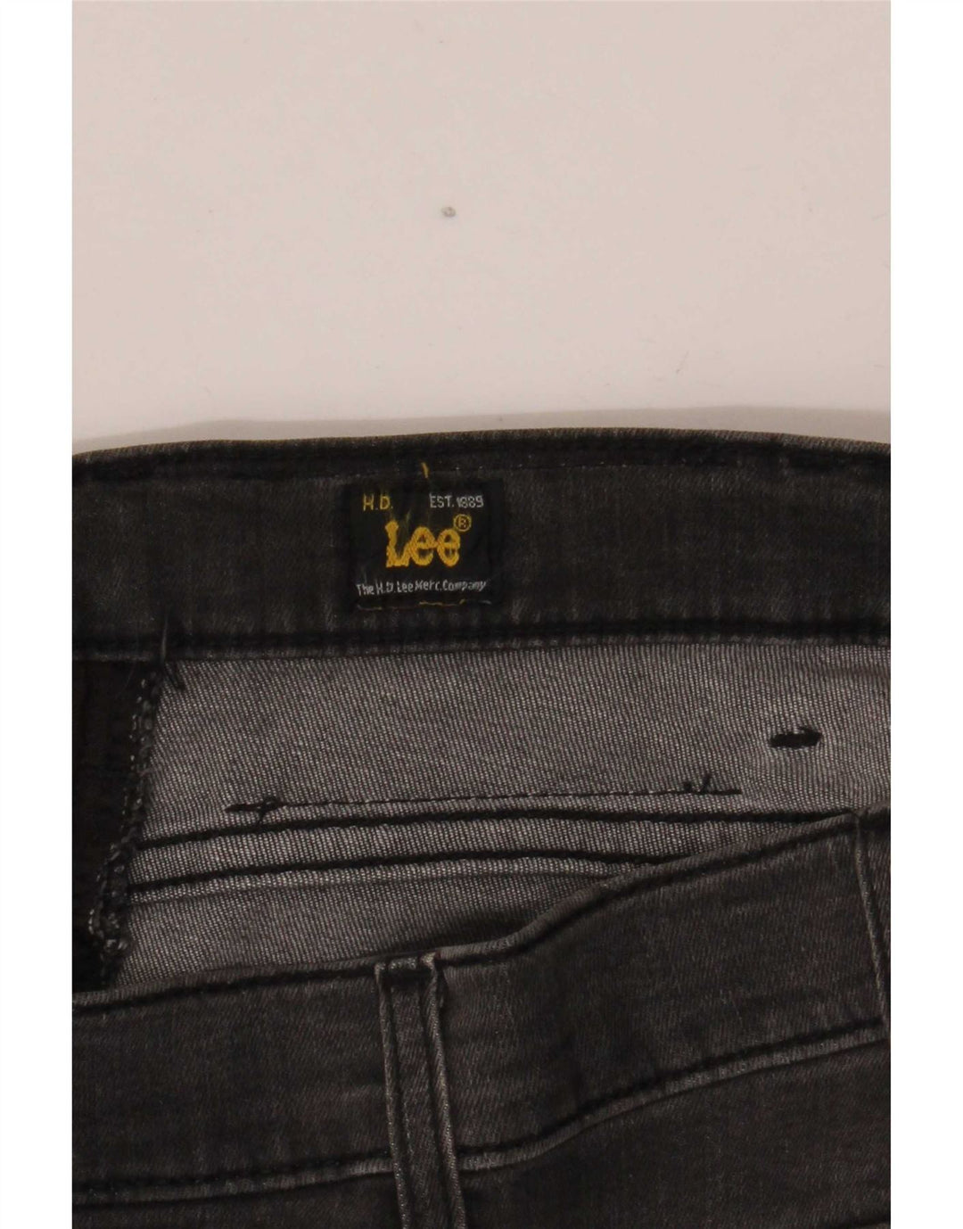 Calça jeans reta masculina Lee W32 L30 preta