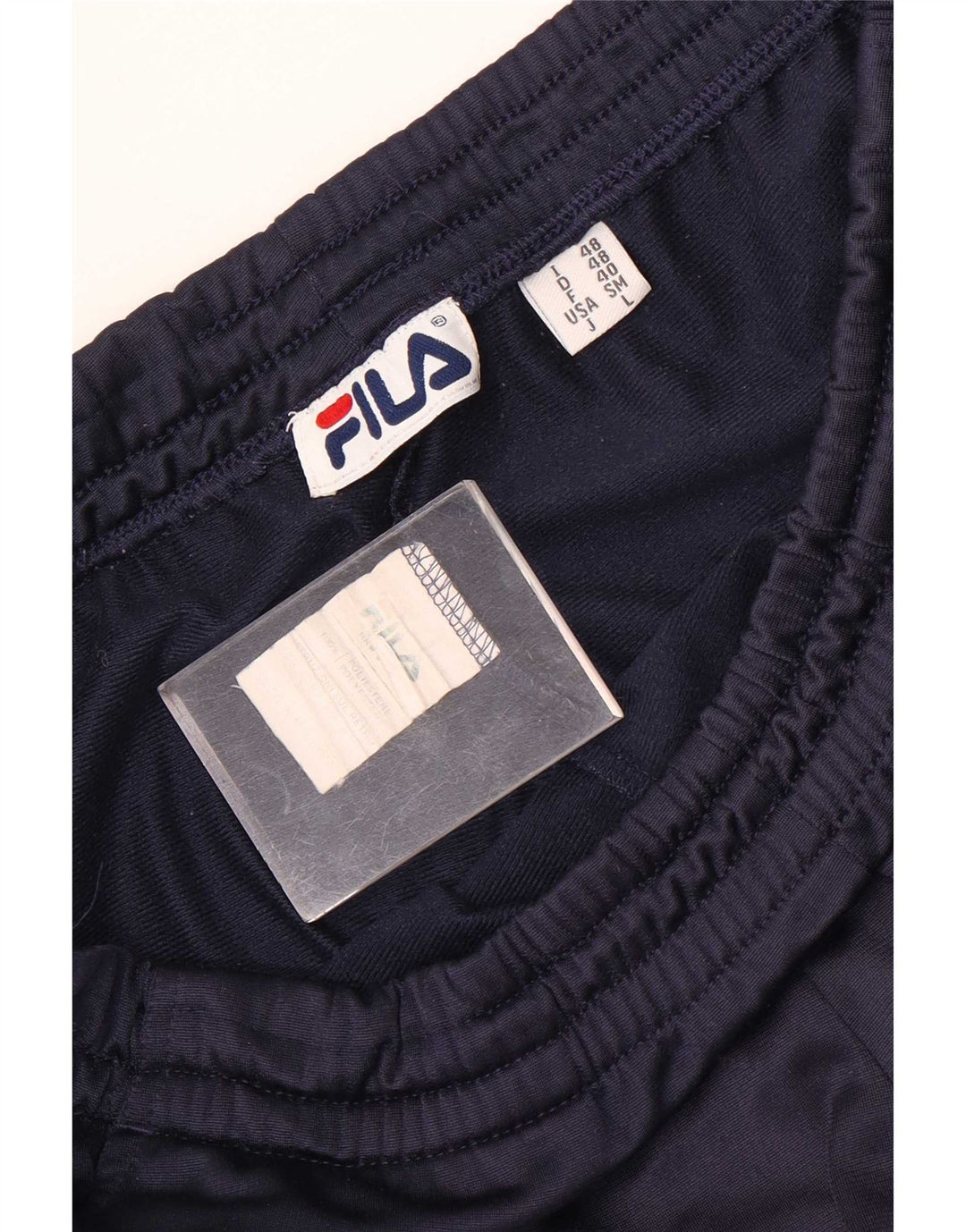Calça masculina Fila Graphic Tracksuit médio azul marinho colorblock