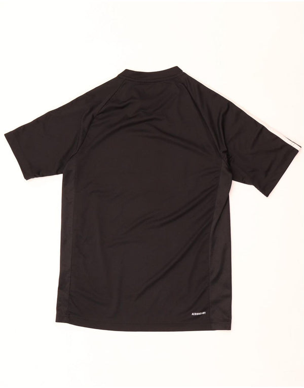 Camiseta Adidas Masculina Aeroready Graphic Top Pequeno Poliéster Preto
