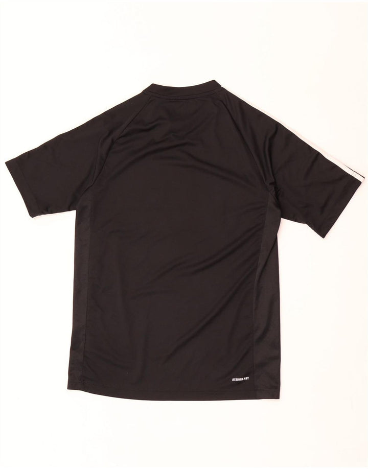 Camiseta Adidas Masculina Aeroready Graphic Top Pequeno Poliéster Preto