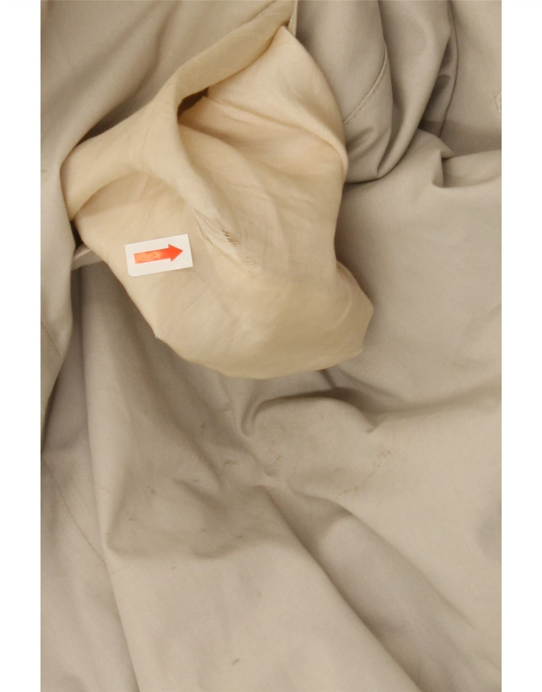 INCOM Womens Hooded Overcoat IT 46 Large Beige Vintage Incom and Second-Hand Incom from Messina Hembry 