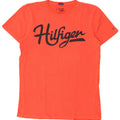 Tommy Hilfiger Camiseta masculina gráfica Top Médio Laranja