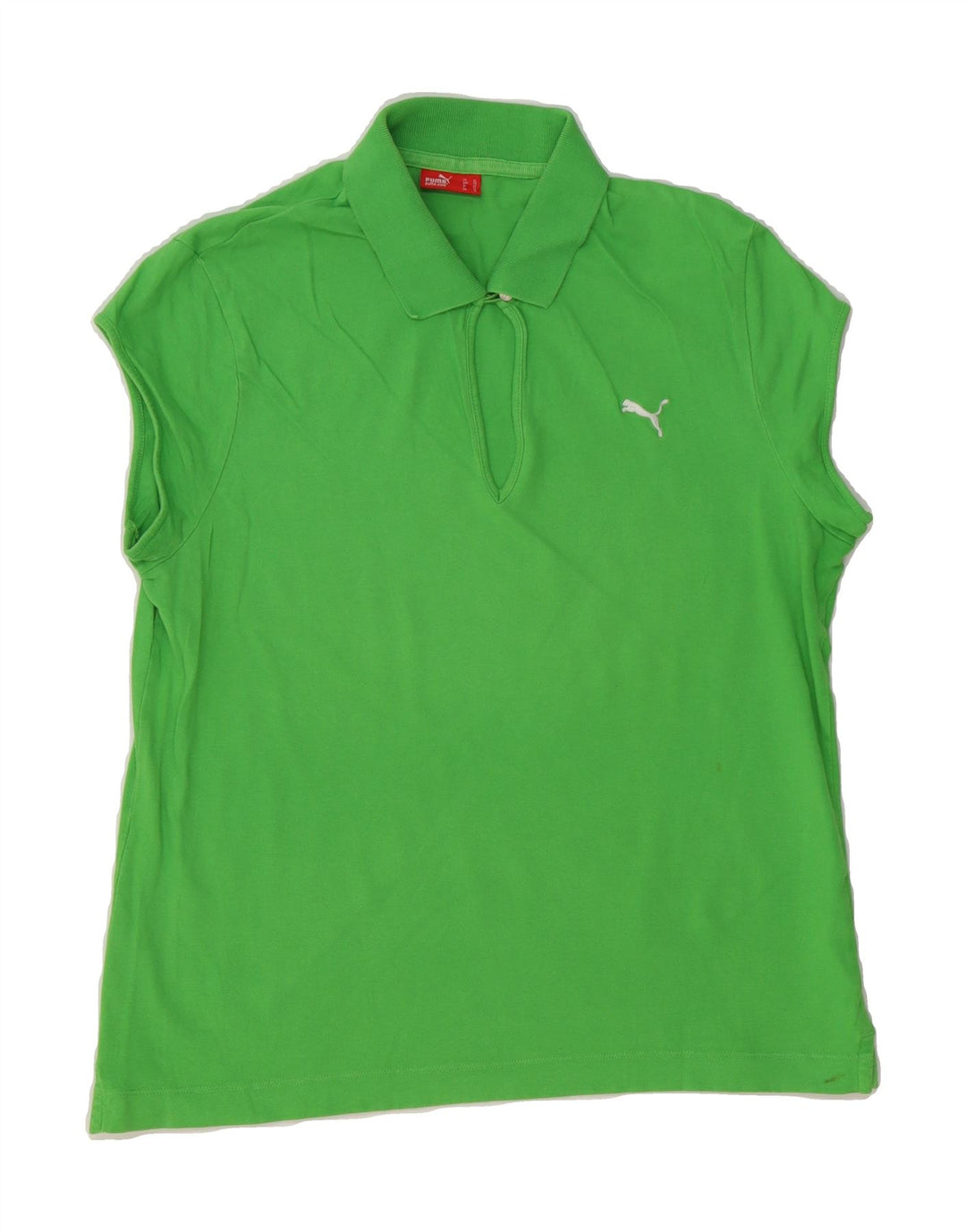 PUMA Womens Polo Shirt UK 16 Large  Green Vintage Puma and Second-Hand Puma from Messina Hembry 