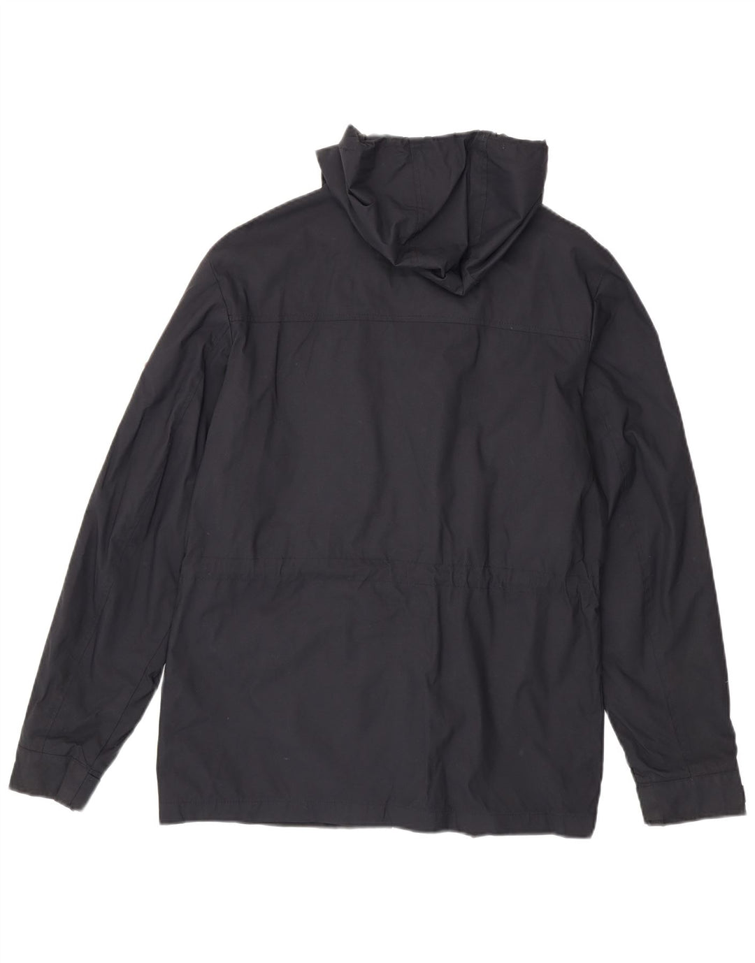 JACK & JONES Mens Hooded Utility Jacket UK 38 Medium Navy Blue Nylon