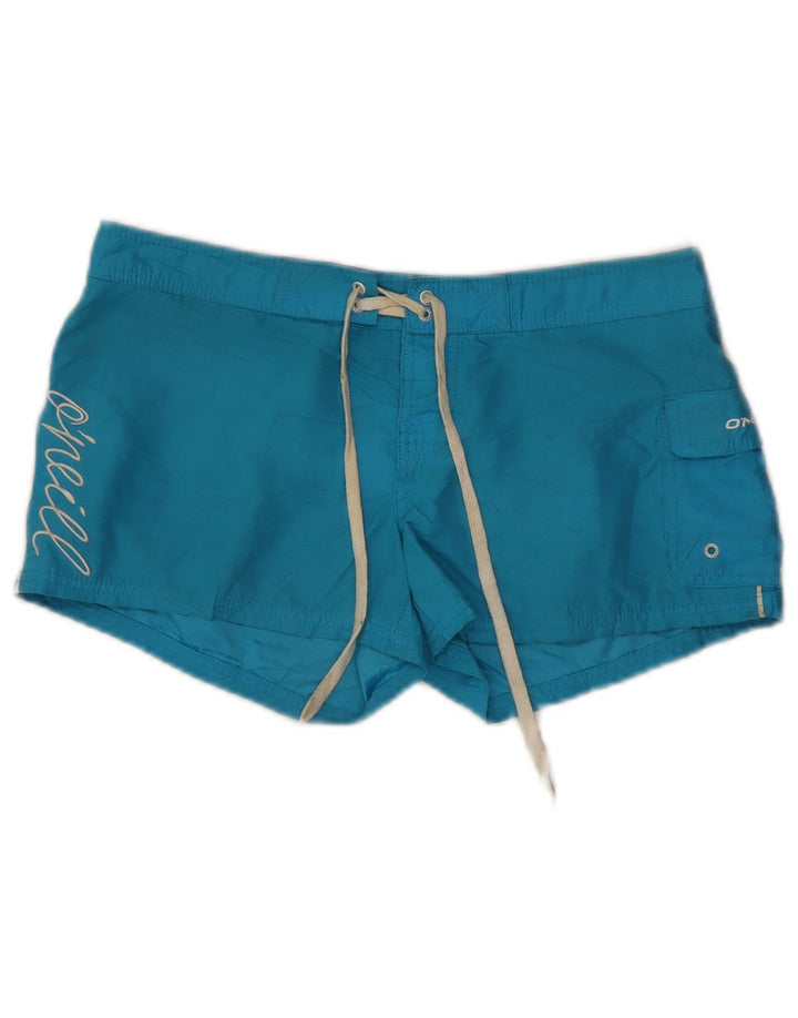 Shorts de natação feminino O'Neill US 5 poliéster azul pequeno