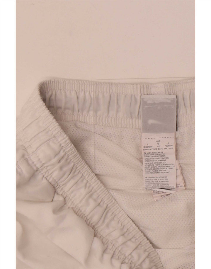 Nike Mens Sport Shorts Grande Poliéster Branco