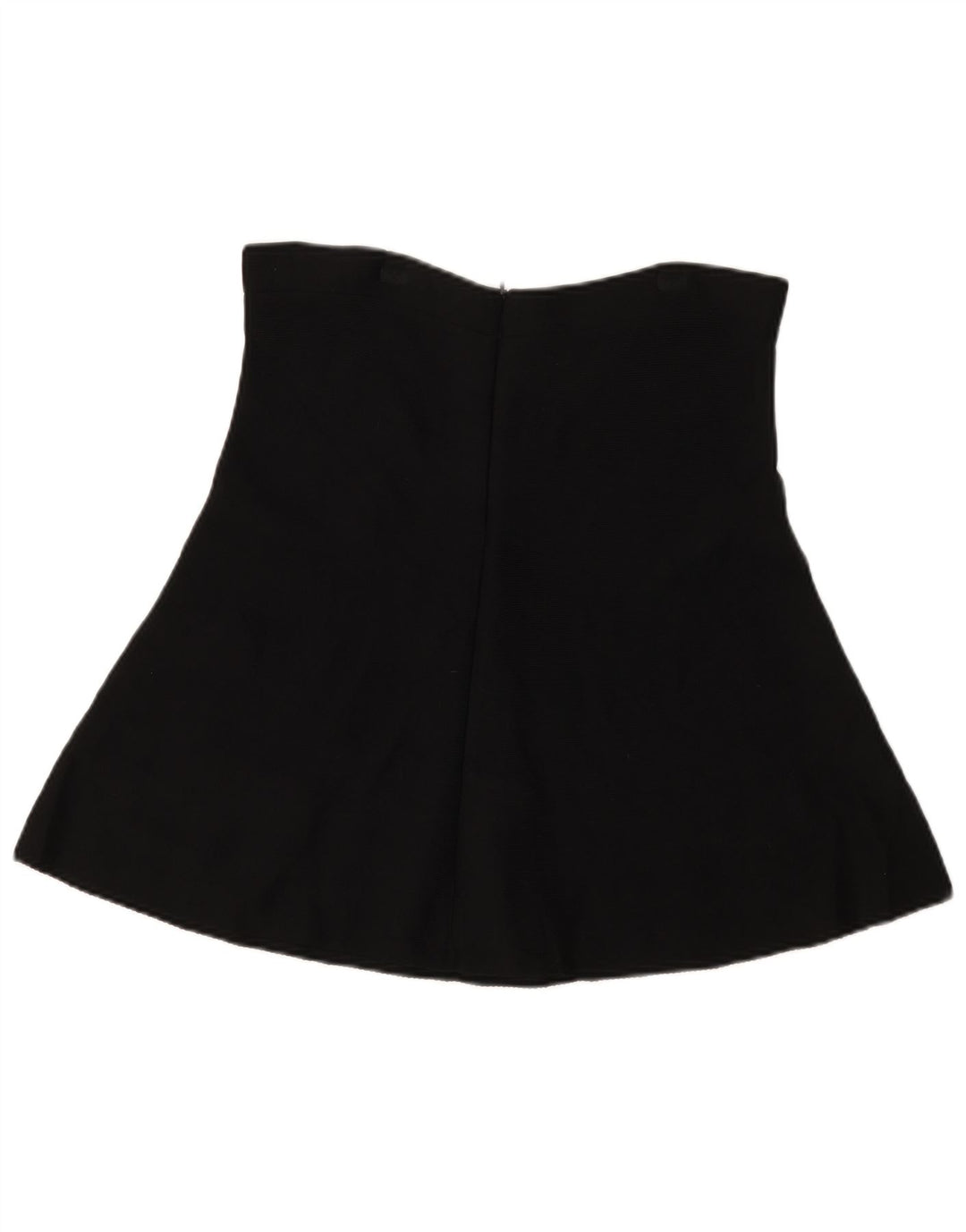 Saia feminina Zara A-Line pequena W26 viscose preta