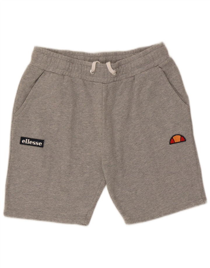 Shorts esportivos masculinos Ellesse pequeno algodão cinza