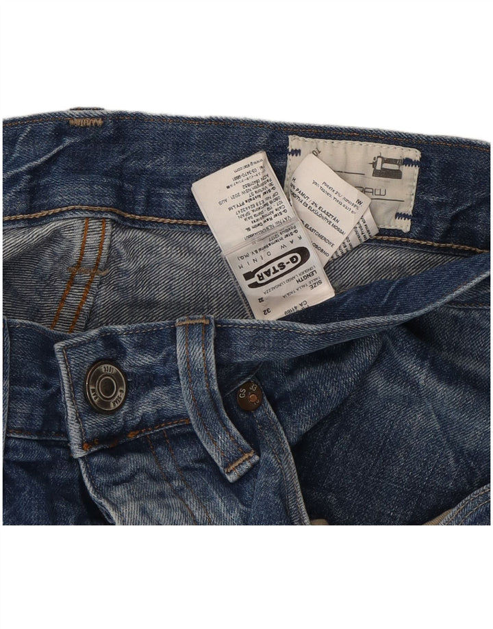 Jeans slim masculino G-STAR W32 L32 algodão azul