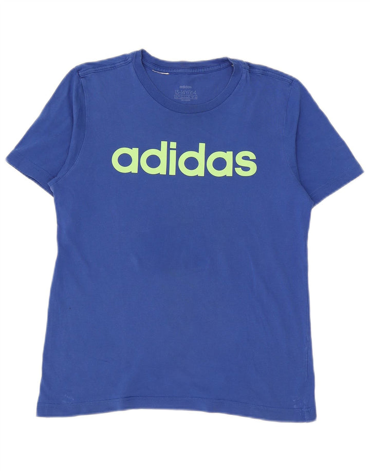 Camiseta Adidas Meninos Graphic 13-14 Anos Azul
