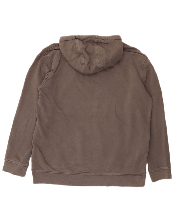 Suéter masculino com capuz Mountain Warehouse grande algodão cinza