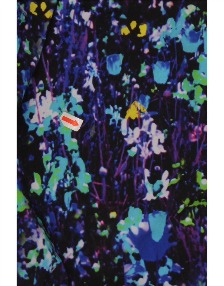 Vestido feminino COAST com bainha com padrão abstrato Reino Unido 10 pequeno multicolorido