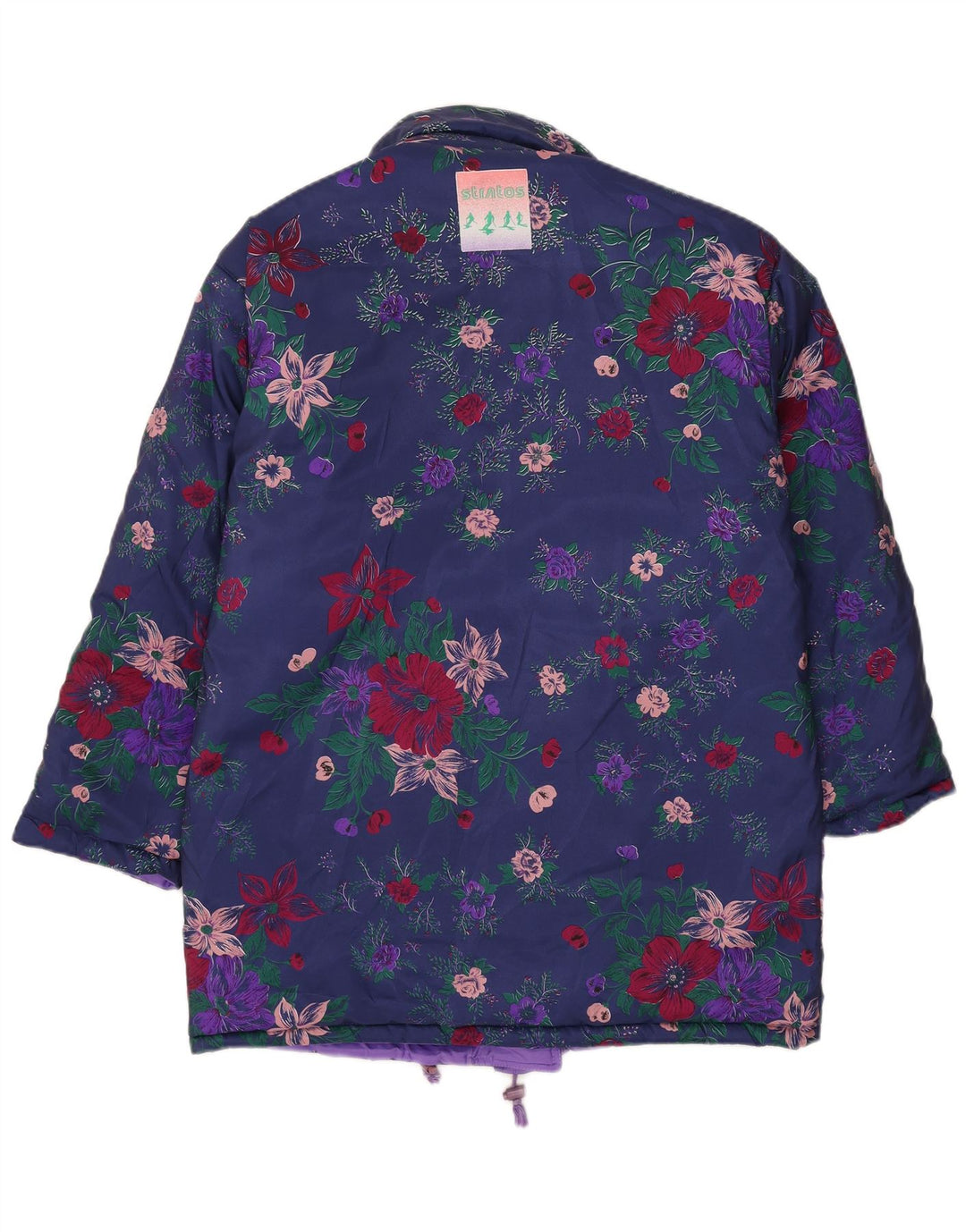Jaqueta de esqui oversized reversível feminina Stratos EU 44 XL roxo poliéster