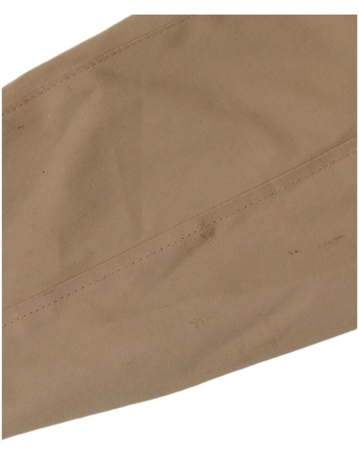 Sobretudo feminino Crew Clothing UK 12 algodão bege médio