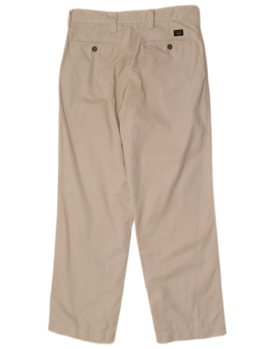 Dockers Mens Khakis Straight Chino Calças W31 L30 Off White