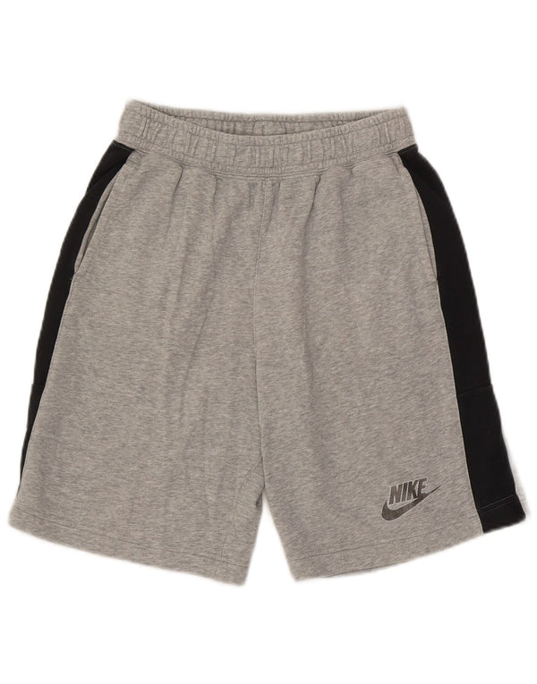 Shorts esportivos masculinos Nike 13-14 anos XL cinza colorblock algodão