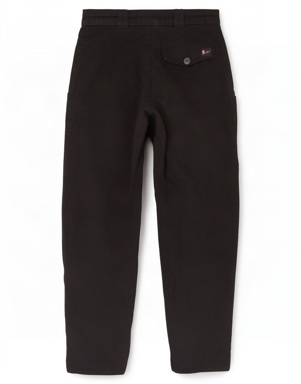 Calça cargo feminina vintage cintura alta solta W28 L30 preta