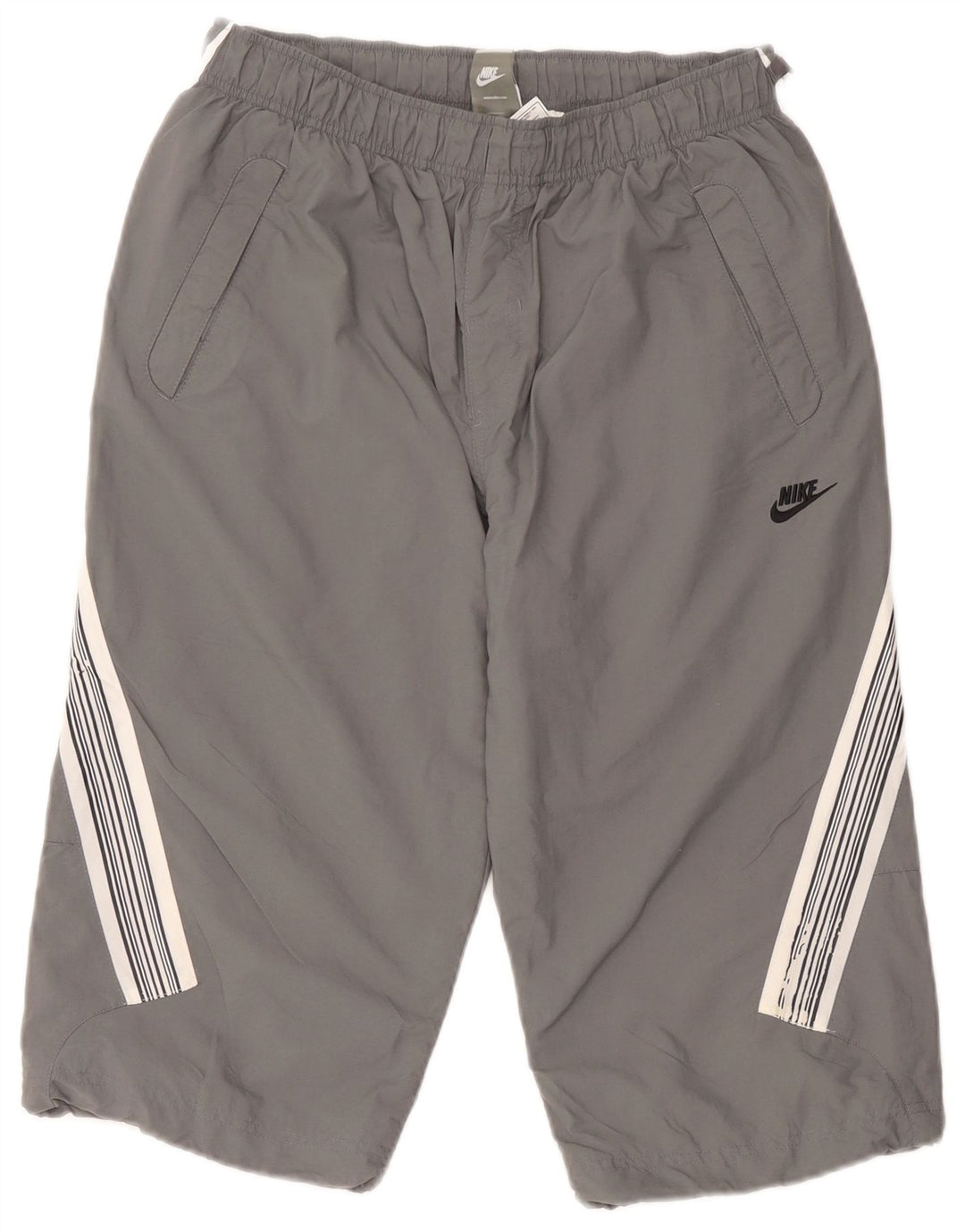 Nike Mens Bermuda Sport Shorts Médio Cinza Nylon