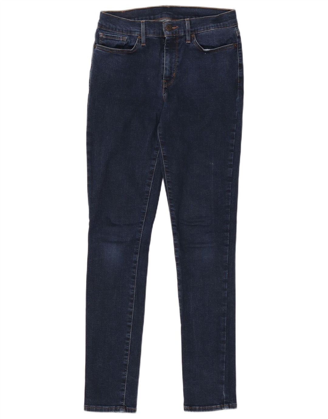 Jeans skinny feminino LEVI'S W27 L30 algodão azul marinho