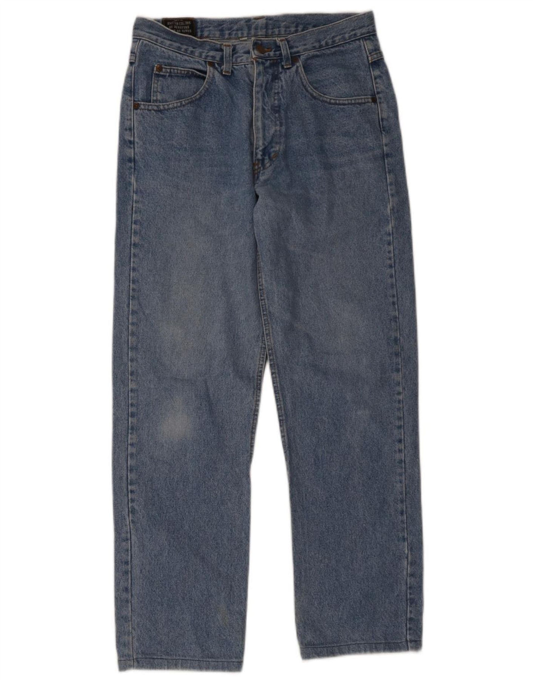 Benetton Masculino Straight Jeans IT 46 W33 L30 Azul Algodão