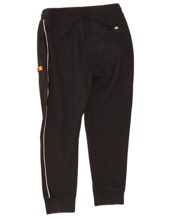 Calça de treino masculina Ellesse Joggers médio algodão preto