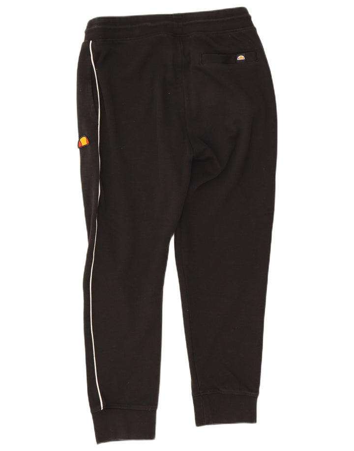 Calça de treino masculina Ellesse Joggers médio algodão preto