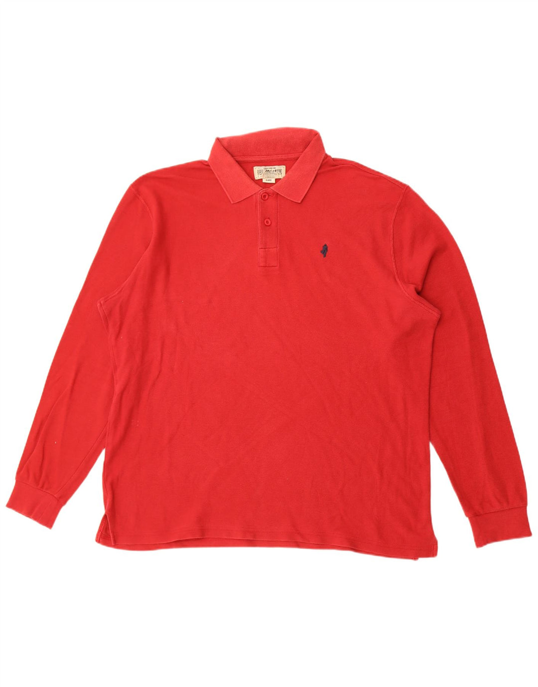 Camisa polo masculina de manga comprida Marlboro Classics XL vermelha