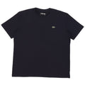 Camiseta masculina Lacoste tamanho superior 6 XL azul marinho algodão