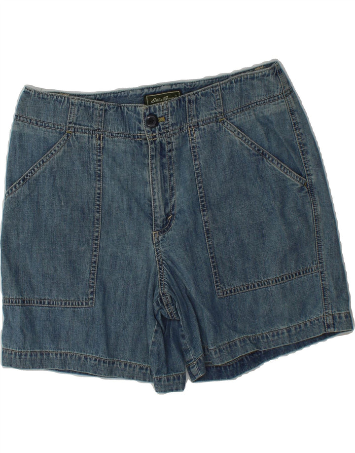 EDDIE BAUER Womens Denim Shorts US 8 Medium W30 Blue Cotton Vintage Eddie Bauer and Second-Hand Eddie Bauer from Messina Hembry 