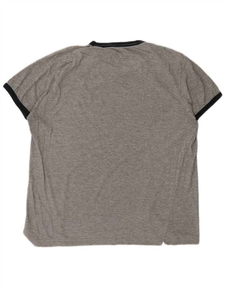 Camiseta masculina French Connection Top XL algodão cinza