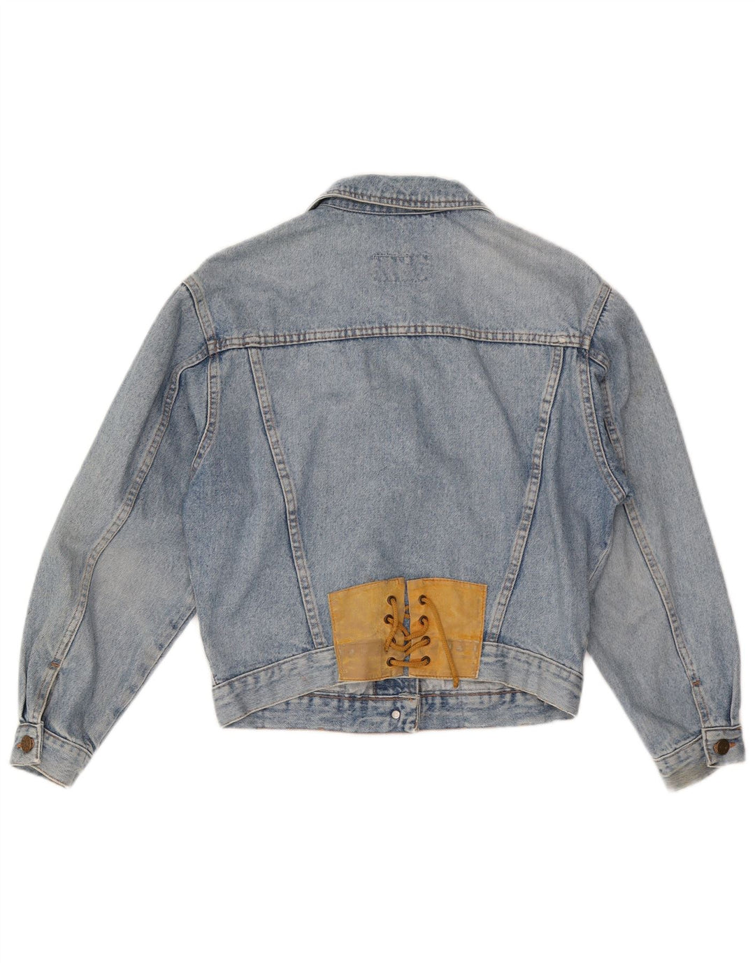 Jaqueta jeans feminina ROSEMARY UK 14 algodão azul médio