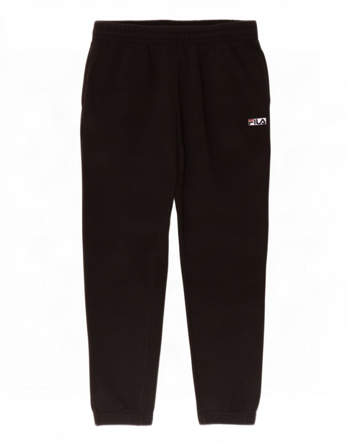 Fila Mens Calças de treino Joggers Médio Algodão Preto